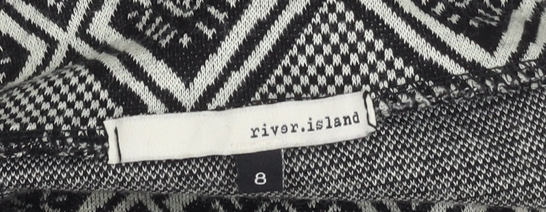 Womens UK Size 8 River Island Straight & Pencil  Skirt