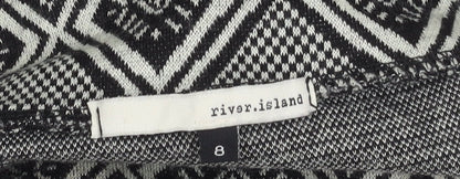 Womens UK Size 8 River Island Straight & Pencil  Skirt