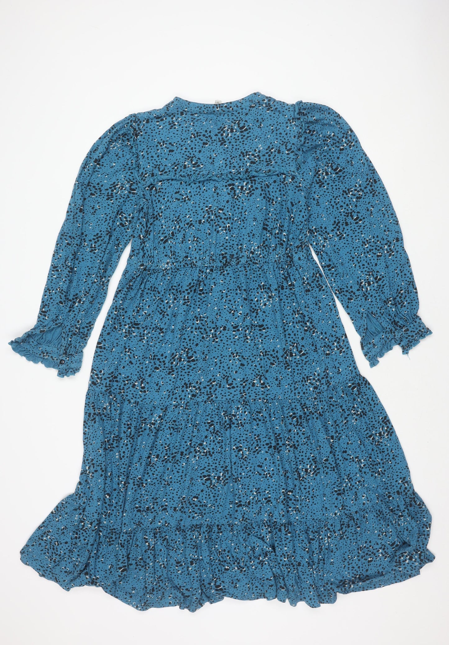 Monsoon Women's Blue Animal Print Dress S