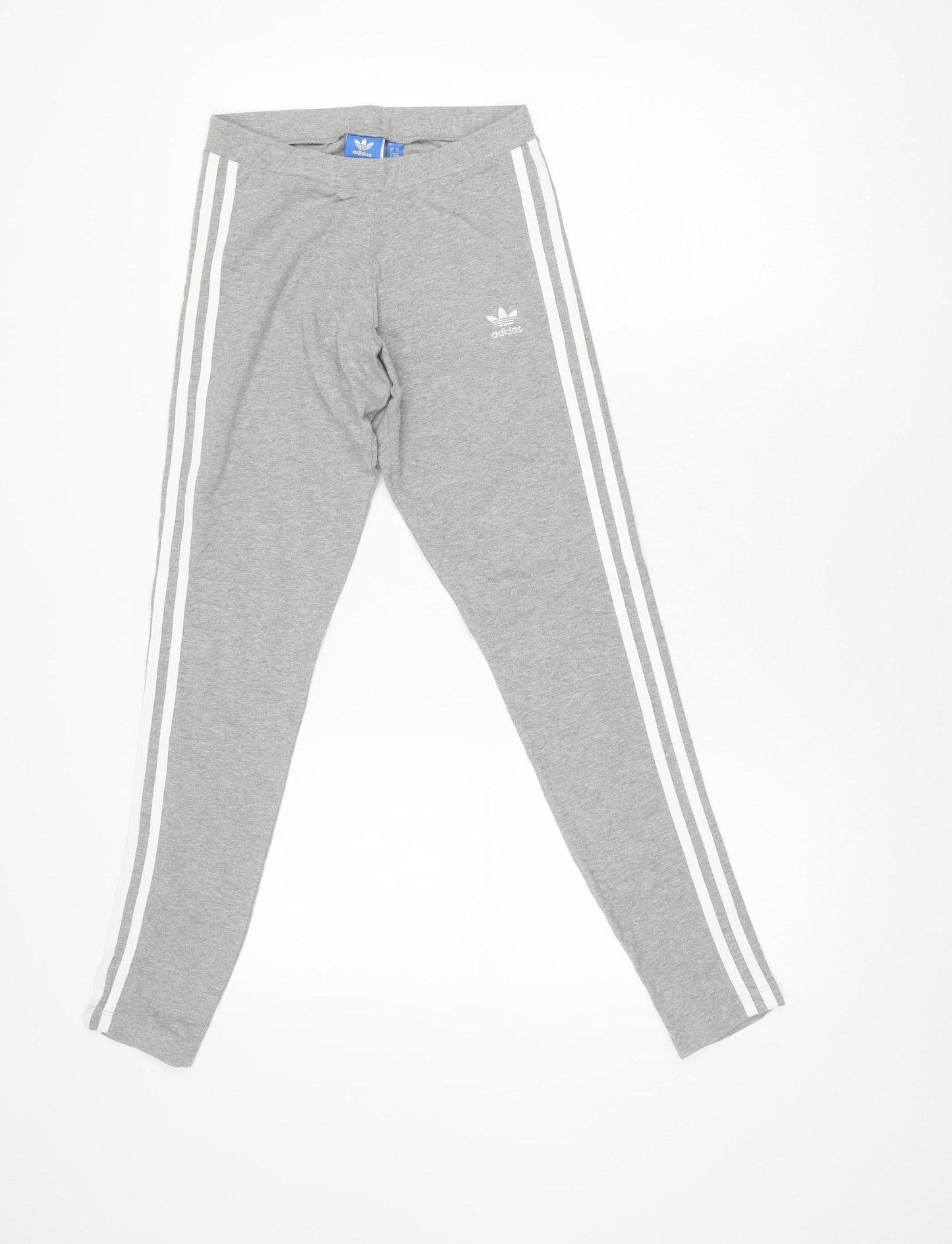 Adidas Women's Grey Track Pants Size 10 Slim Fit