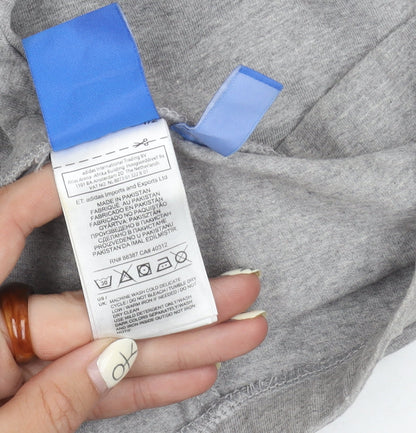 Adidas Women's Grey Track Pants Size 10 Slim Fit