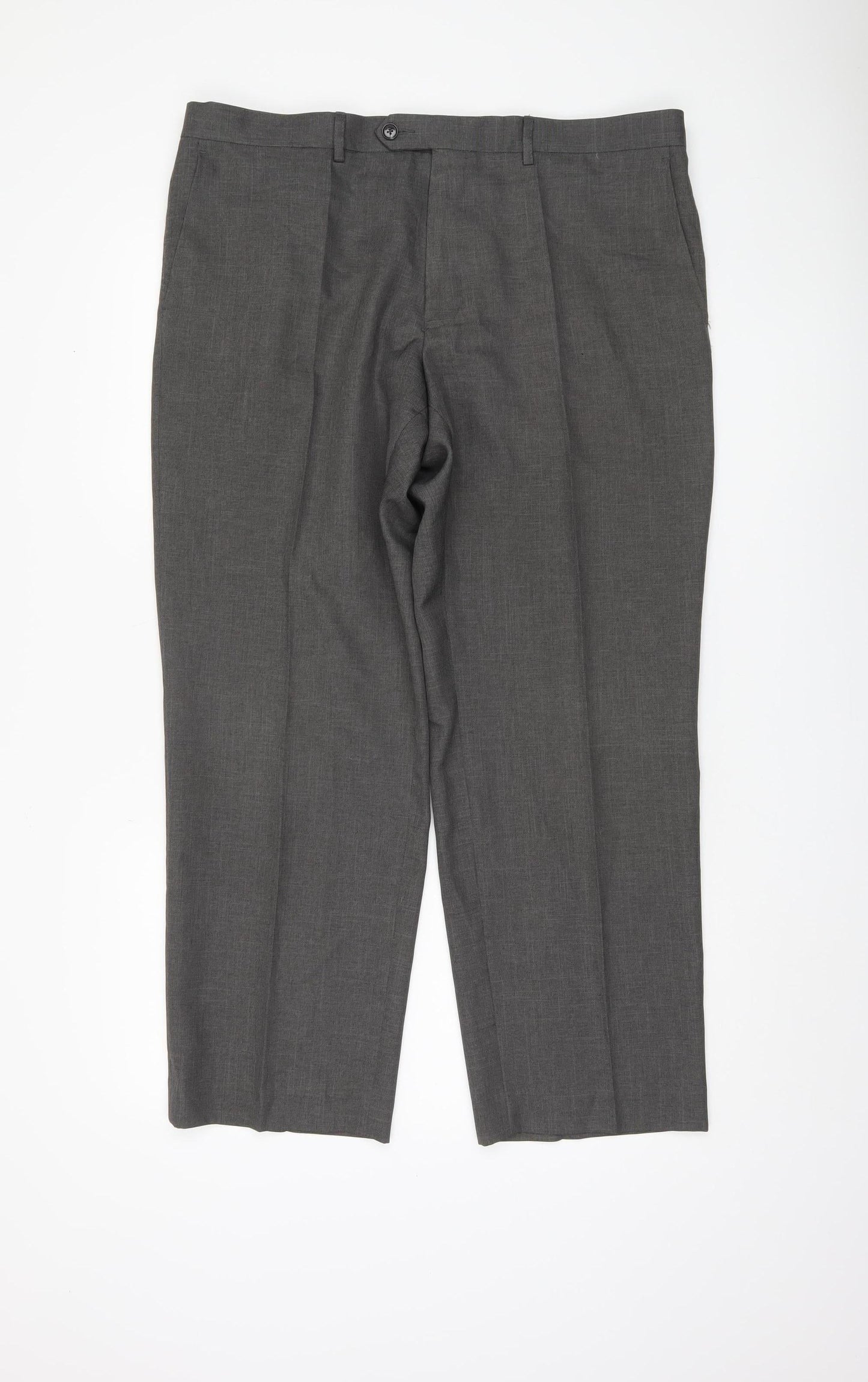 Marks and Spencer Grey Formal Men's Trousers, 38 in