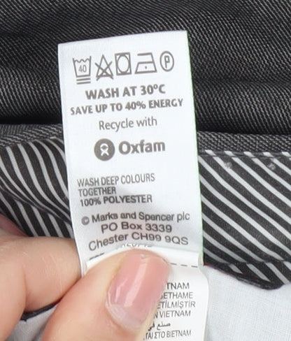 Marks and Spencer Grey Formal Men's Trousers, 38 in