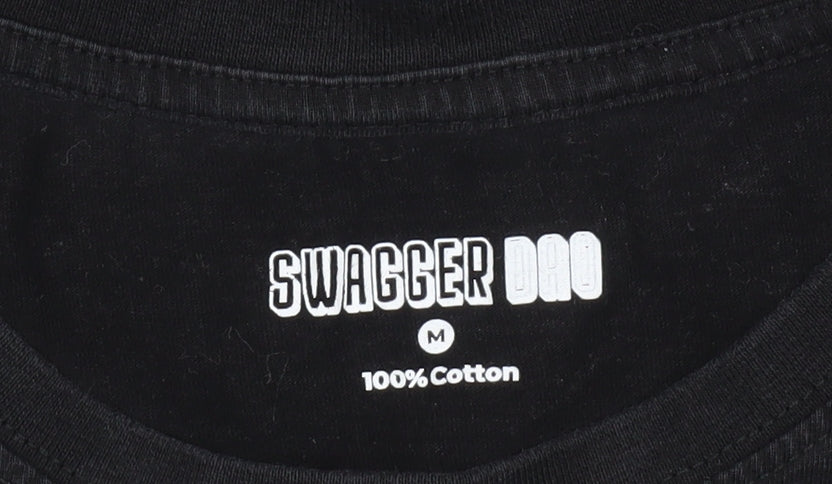 Swagger DAO Men's Black Medium Graphic T-Shirt