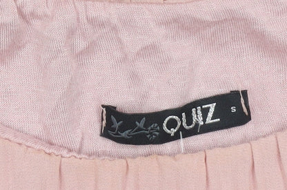 Quiz Women's Pink Sleeveless Tank Top