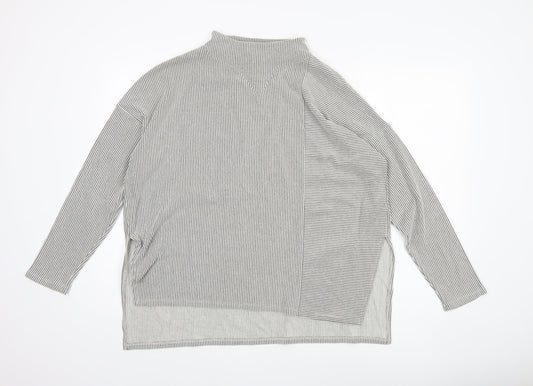 Womens UK Size S French Connection Grey Basic Blouse