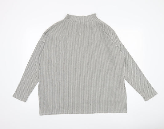 Womens UK Size S French Connection Grey Basic Blouse