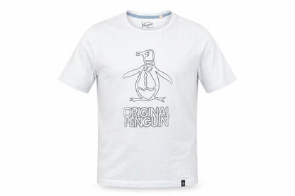 Original Penguin Boys White Graphic T-Shirt (14-15 Years)