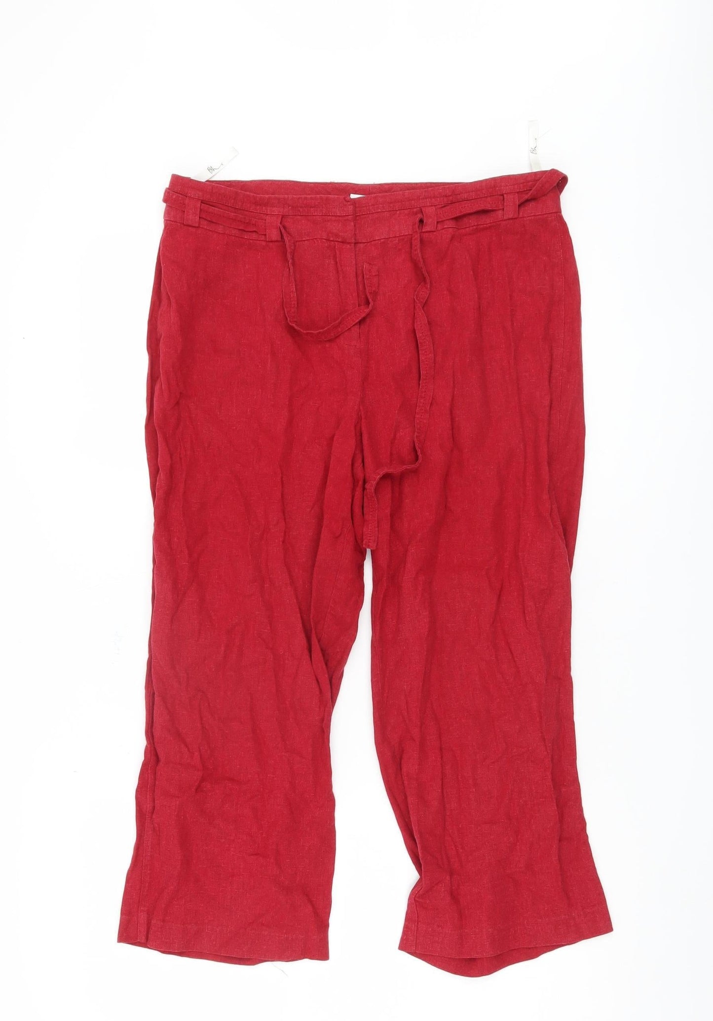 Womens UK Size 12 BHS   Red Trousers