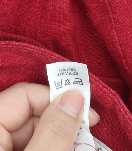Womens UK Size 12 BHS   Red Trousers