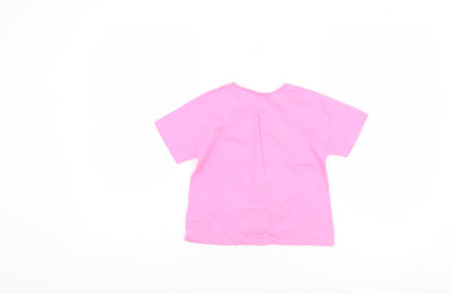 Disney Girls Pink Chip 'n Dale T-Shirt - 5-6 Years