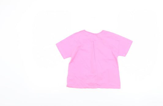 Disney Girls Pink Chip 'n Dale T-Shirt - 5-6 Years