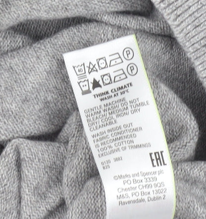 Marks and Spencer Men's Grey Vest Sleeveless Knit M