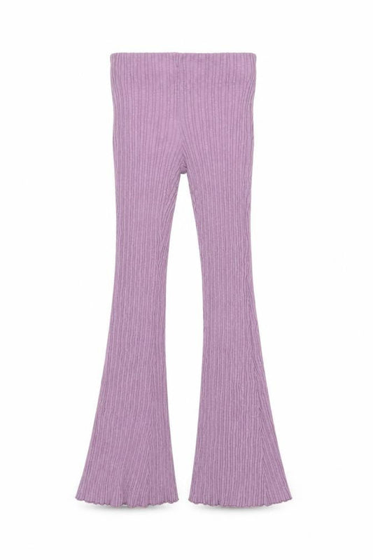Womens UK Size S Urban Outfitters  Flared Purple Trousers