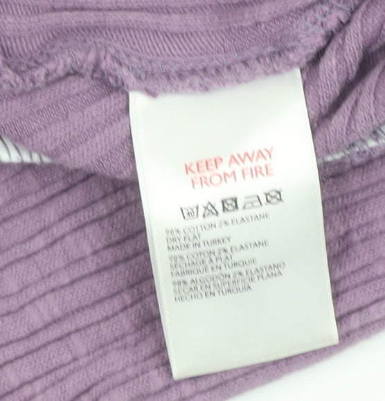 Urban Outfitters Women's Purple Flared Trousers S