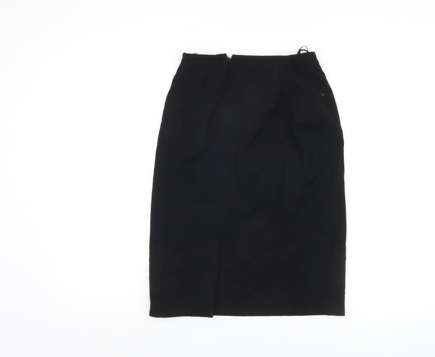 Liz Claiborne Women's Black Wool Pencil Skirt Size 4