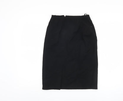Liz Claiborne Women's Black Wool Pencil Skirt Size 4