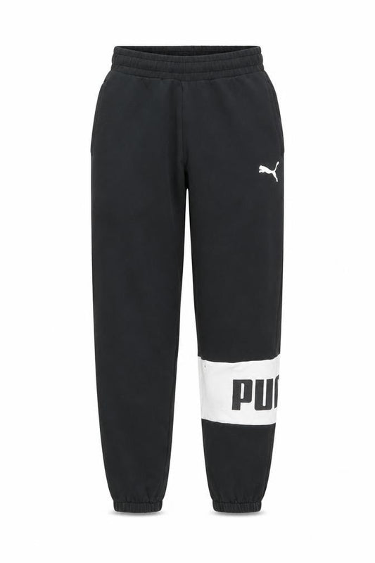 Womens UK Size XS PUMA Regular Fit Jogger Black Trousers
