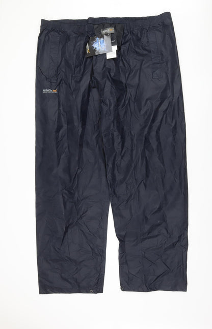Regatta Men's Black Rain Trousers 2XL Waterproof
