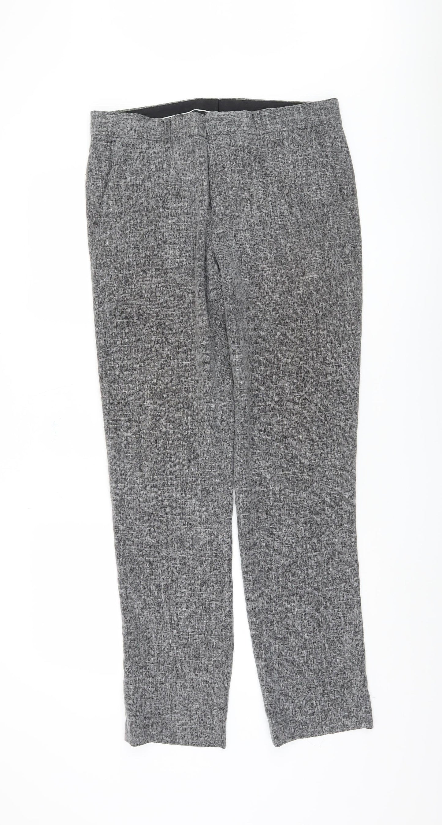 Farah Men's Grey Trousers Size 32 Formal Business