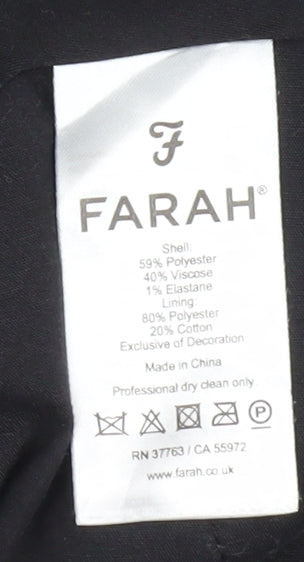 Farah Men's Grey Trousers Size 32 Formal Business