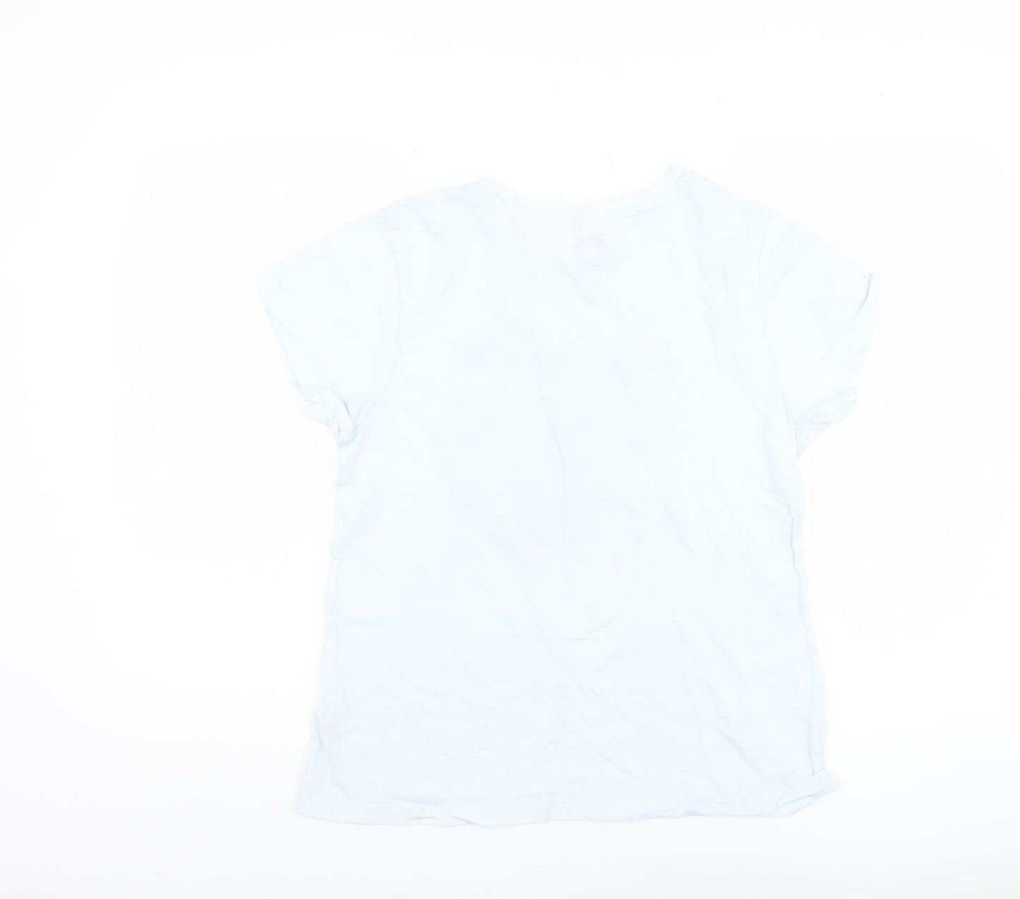 Womens UK Size S Disney White Basic T-Shirt