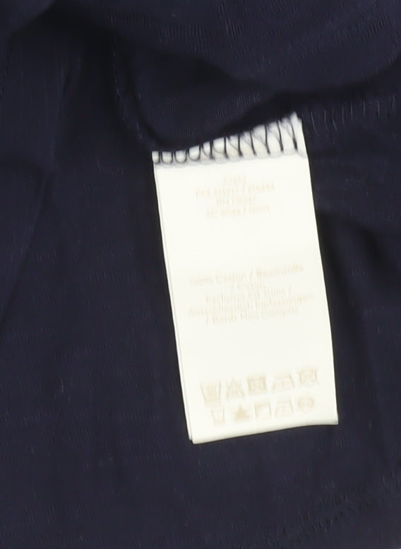 Boden Women's Blue Cotton T-Shirt Size 10