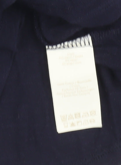 Boden Women's Blue Cotton T-Shirt Size 10