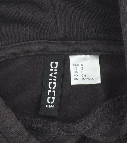 H&M Divided Women's Black Pullover Hoodie Size 12