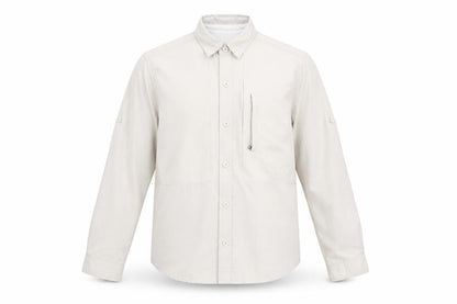 Royal Robbins Men's Beige Button-Up Shirt S