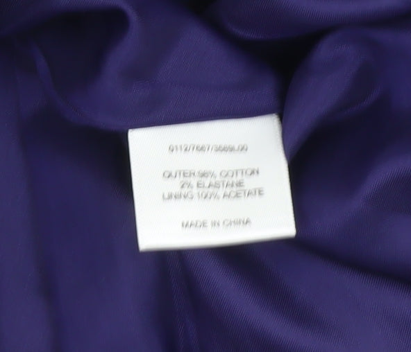 Hobbs Women’s Purple Midi A-Line Skirt Size 8