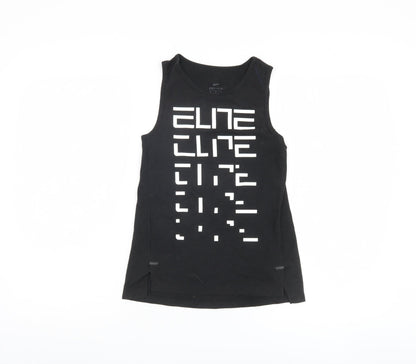 Nike Kids Black Dri-Fit Graphic Tank 10-12 Years
