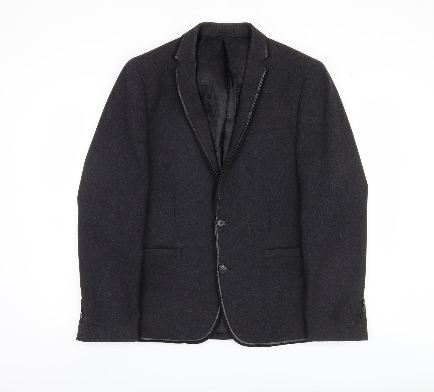 Mens UK Size M Jeff Banks Regular Black Suit Jacket