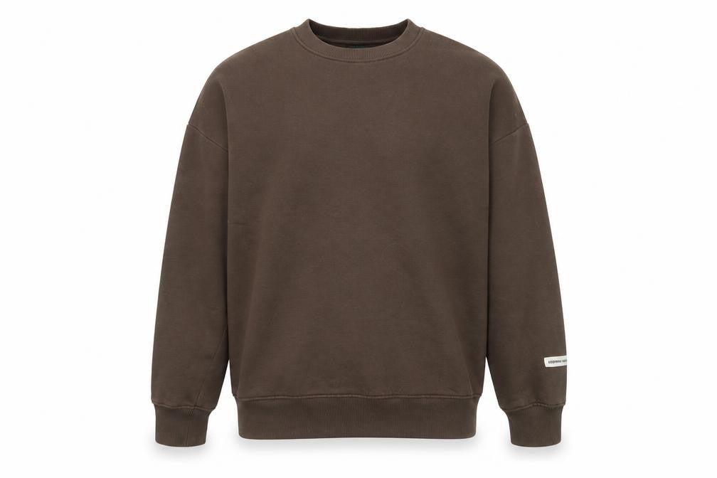 Redefined Rebel Men's Brown Pullover Sweatshirt S