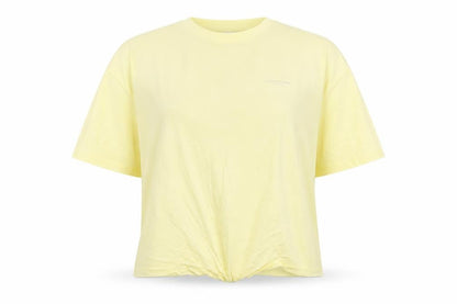 Womens UK Size XL Chelsea Peers Yellow Basic T-Shirt