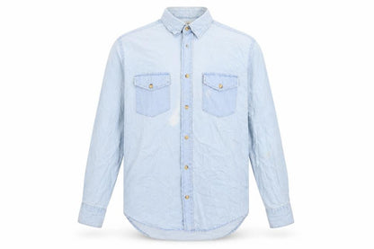 Peter Christian Men's Blue Medium Button-Up Shirt