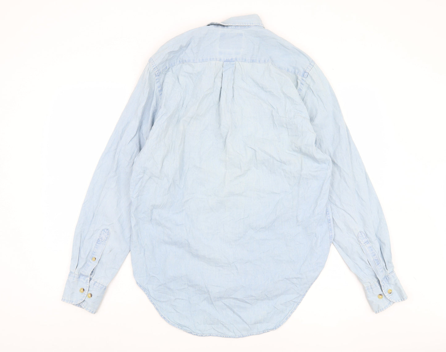 Peter Christian Men's Blue Medium Button-Up Shirt