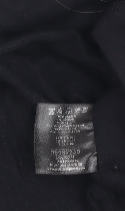 Womens UK Size 10 Marks and Spencer Black Cropped
