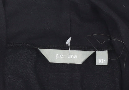 Womens UK Size 10 Marks and Spencer Black Cropped