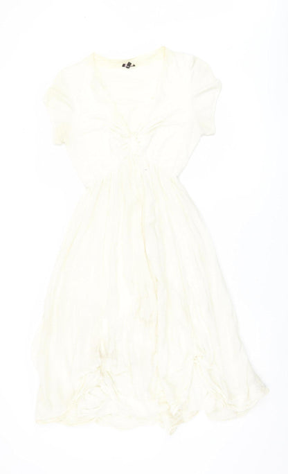 Phase Eight Women Ivory S Silk Viscose Dress
