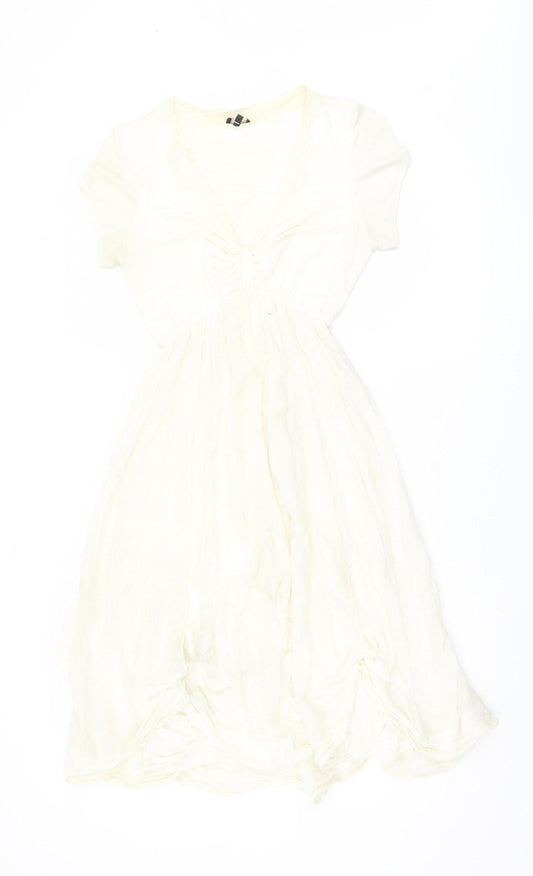 Phase Eight Women Ivory S Silk Viscose Dress