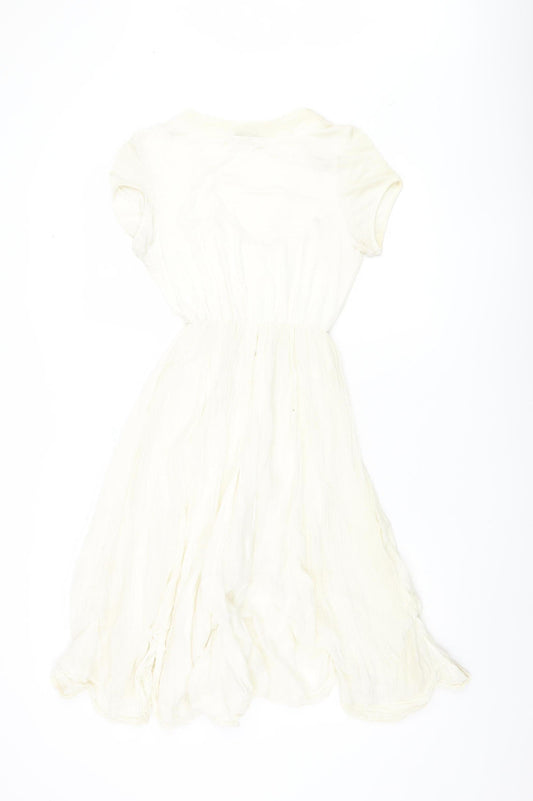 Phase Eight Women Ivory S Silk Viscose Dress