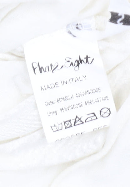 Phase Eight Women Ivory S Silk Viscose Dress