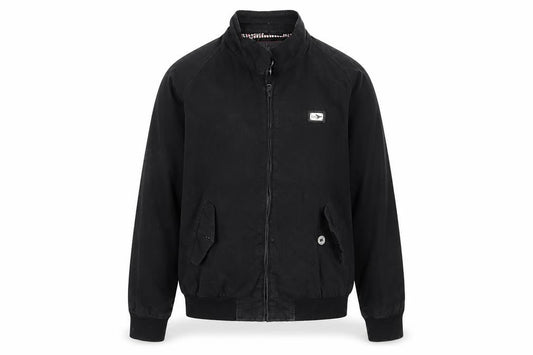 Mens UK Size XL Le Breve Black Bomber Jacket