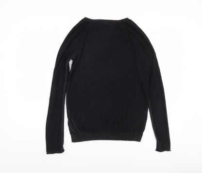 Womens UK Size 6 NEXT Black Pullover Jumper
