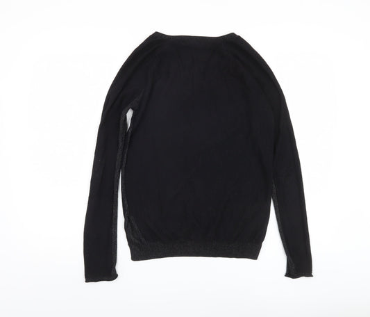 Womens UK Size 6 NEXT Black Pullover Jumper