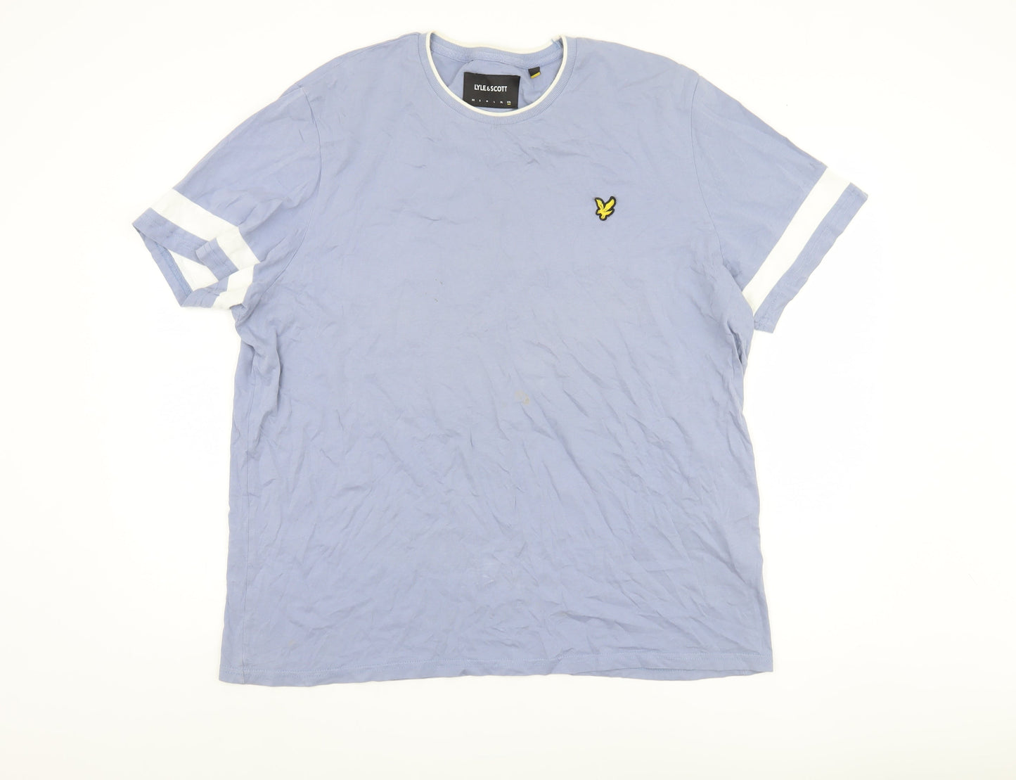 Lyle & Scott Men's Blue XL Logo T-Shirt