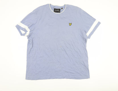 Lyle & Scott Men's Blue XL Logo T-Shirt