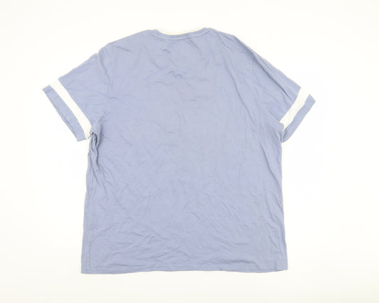 Lyle & Scott Men's Blue XL Logo T-Shirt