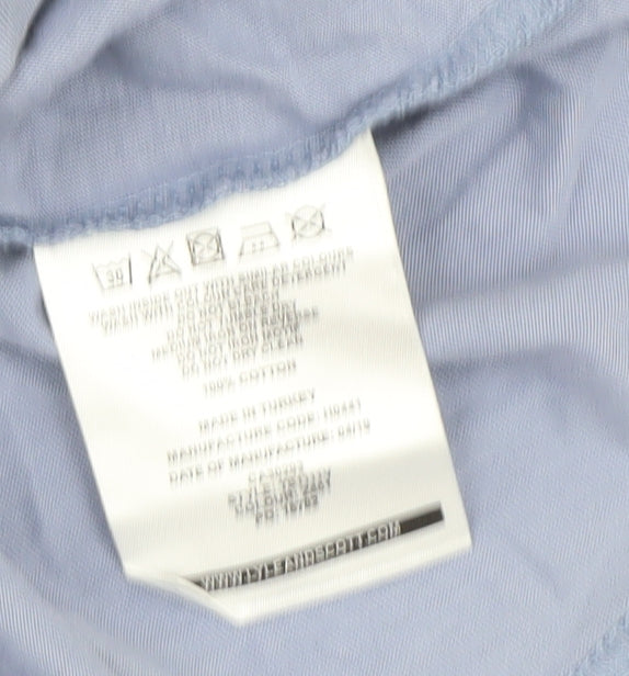 Lyle & Scott Men's Blue XL Logo T-Shirt